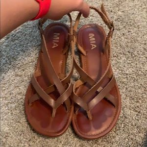Brown sandals